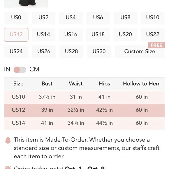 BLACK BRIDESMAID DRESS - Picture 9 of 9